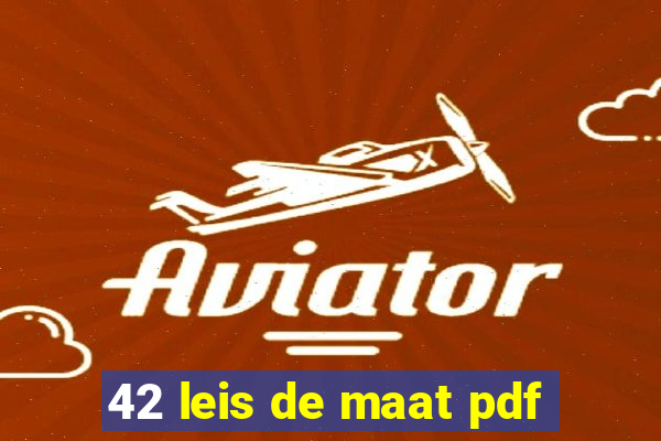 42 leis de maat pdf